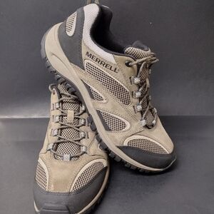 - MERRELL - MEN'S PHOENIX VENTILATOR HIKING  SUEDE BULDER  SHOES SIZE : 12